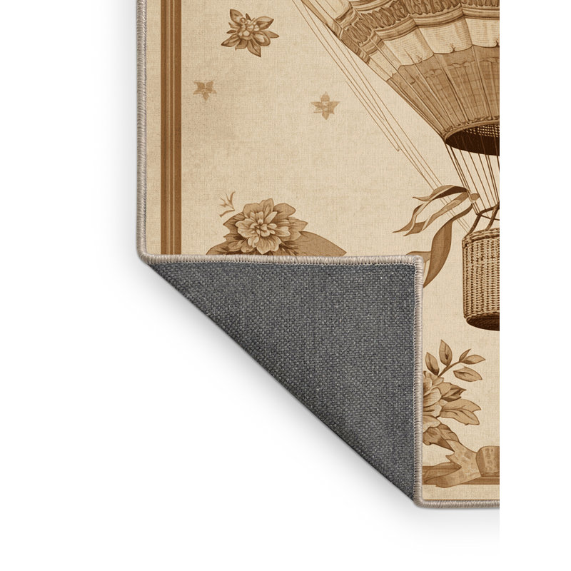 Tapis floral moelleux doux et classique Schroeder, 3 x 5