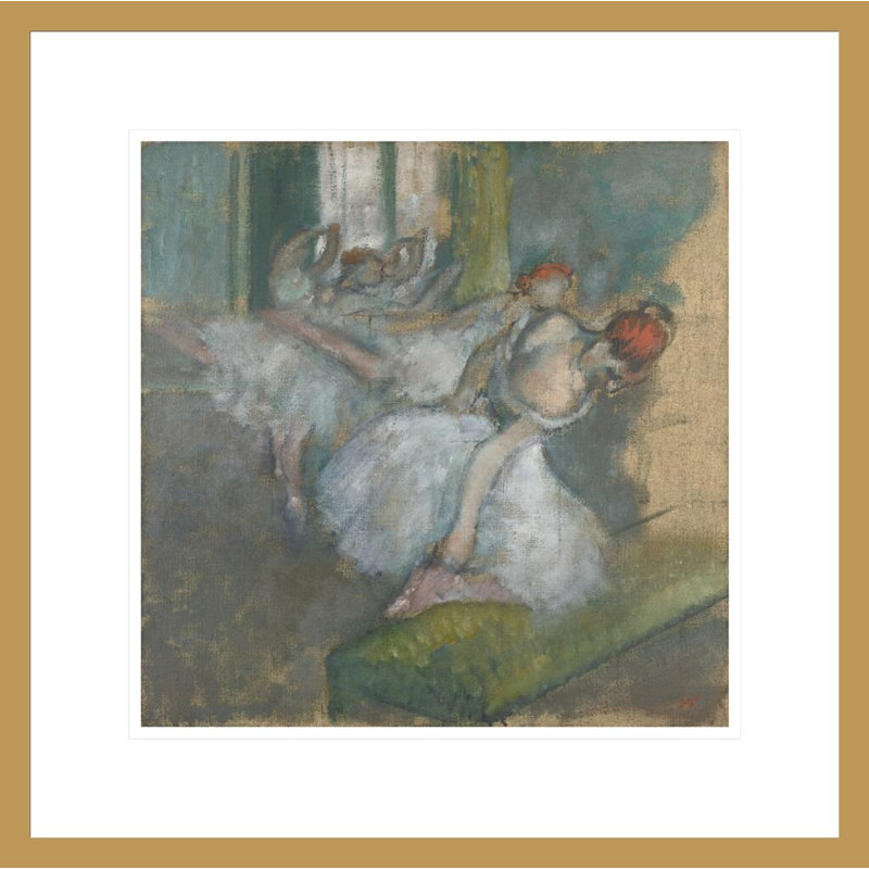 «Ballet Dancers» par Edgar Degas, impression giclée encadrée, H 17,75 po x l 17,8 po