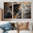 Toile naturelle avec cadre flottant