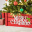 Collier pour arbre de Noël en bois "MERRY Christmas"-99007217-99007220