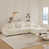 Velours côtelé beige sélectionné