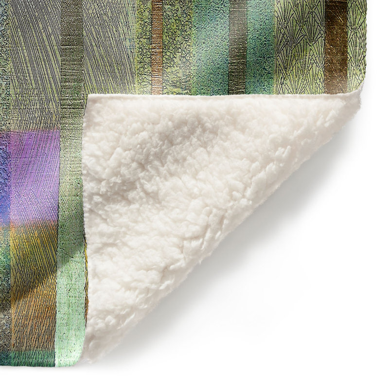 Couverture en sherpa Rainy Season 2, l 68 po x L 80 po