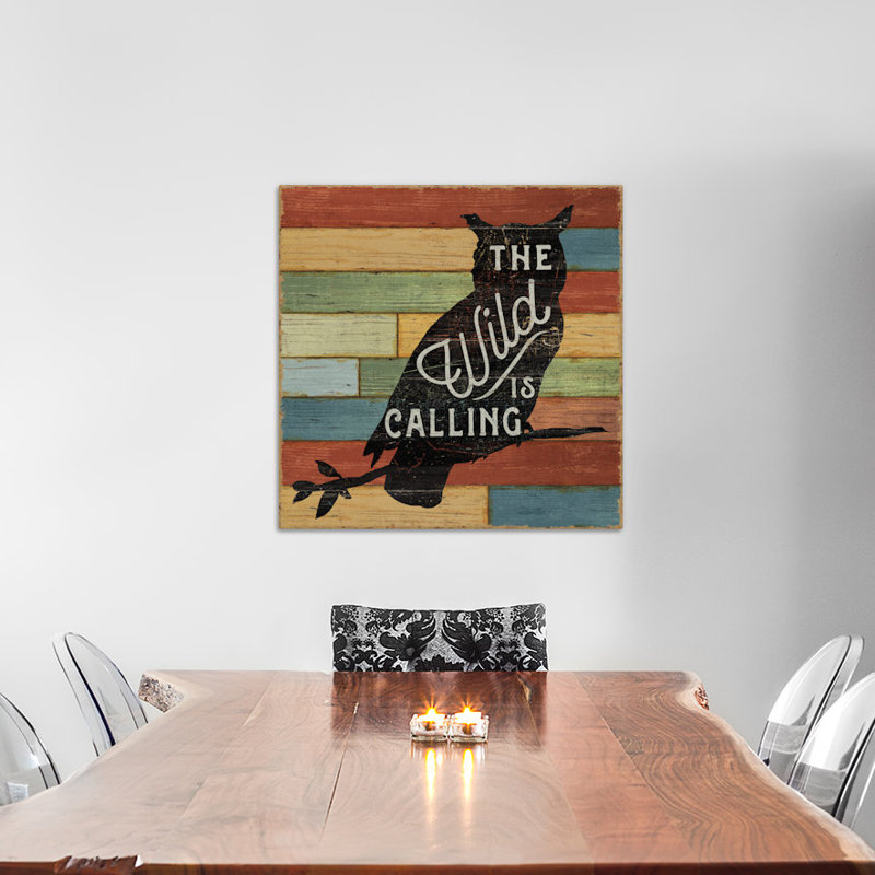 « iii », impression sur toile tendue Lake Lodge, H 26 po x l 26 po x P 1,5 po, Pas de tapis, Toile tendue