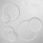 19.625" x 19.625" 3D Wall Panel in White (10-pack)
