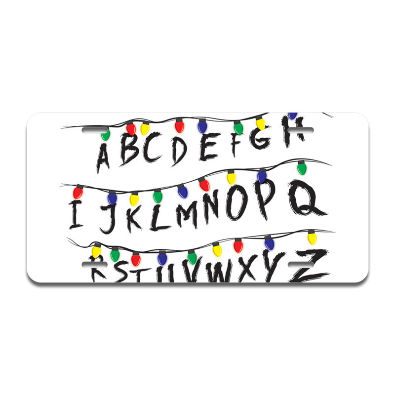 Cadre en aluminium Stranger Alphabet