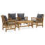 Chaise longue avec coussins 5 pièces Costanza-927072197