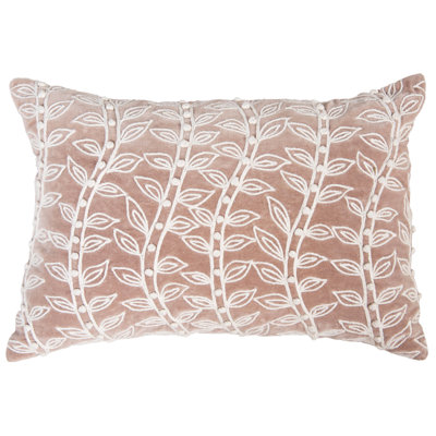 Cotton Velvet Throw Pillow