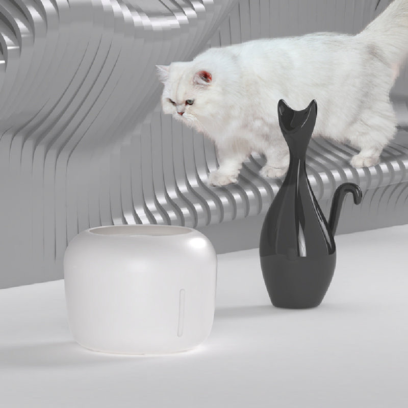 Fontaine pour chien et chat filtrée «Moda-Pure» Pet Life, Blanc