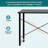 47 Inch Metal Base Writing Desk-153273476-153273478