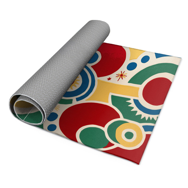 Flashy Line Indoor And Outdoor Area Rug, Rectangle 3' x 5'