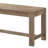 Brown Washed 6-Piece Rectangular Dining Set