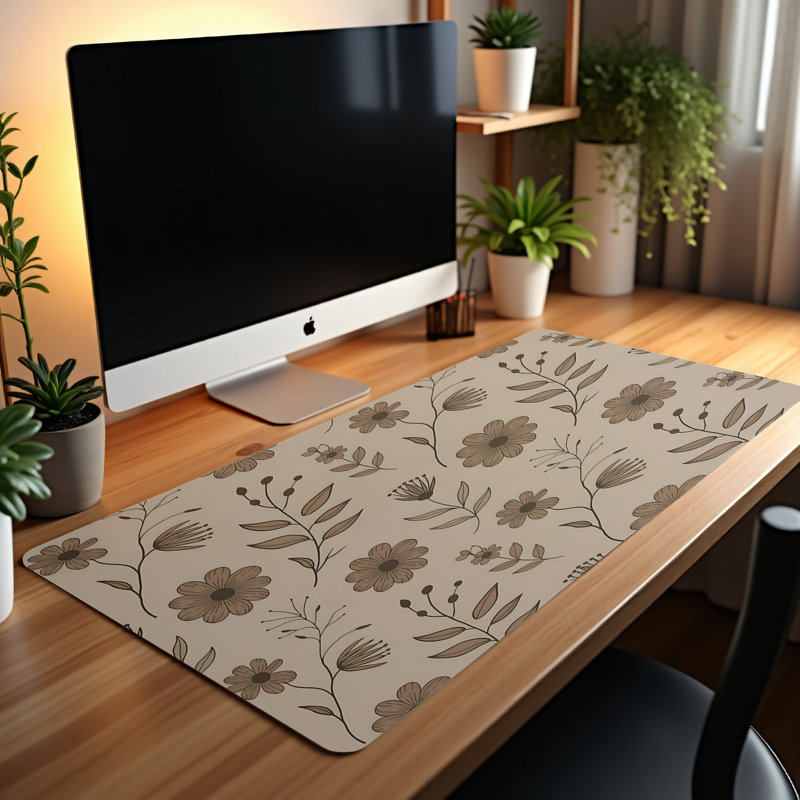 Polyester Desk Pad, 14.4x12.1