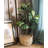 Faux Fiddle Leaf Fig Tree in Resin and Plastic Pot-345646495