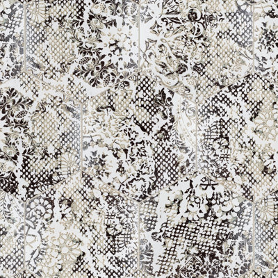 Carrelage mural en porcelaine à motif hexagonal 10 po x 11 po Inedita