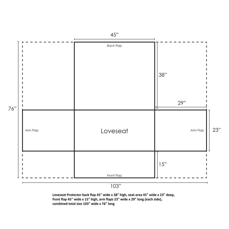 Housse pour causeuse réversible matelassée Phoenix Southwest, Tanné