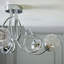 Lacey Glass Semi Flush Mount
