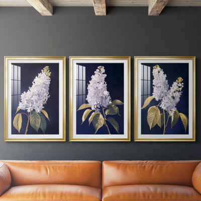 FLORAL Series CLXXXVII - Impression personnalisée de qualité supérieure avec mat - 3 pièces