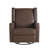 Mandie 37.4" Vegan Leather Recliner with Rocking & 360° Swivel Base-1789932077