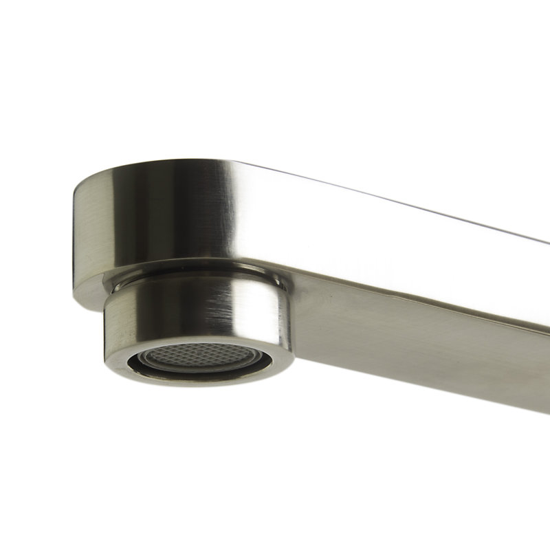 Deck Tub Filler with Diverter, Brushed Nickel