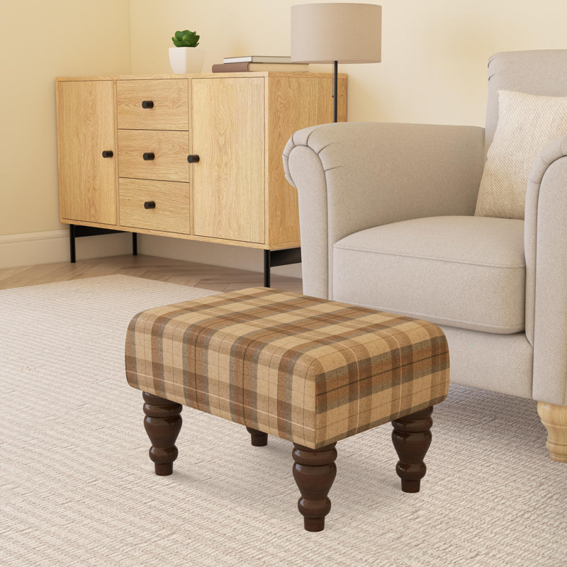 Manufactured Wood Accent Stool, Mahogany