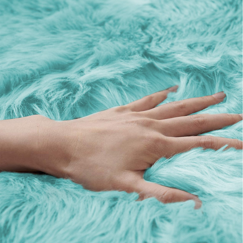 Sheepskin Indoor Rug, Round 5'