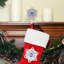 Porte-chaussette de Noël flocon de neige 6,5 "argent et bleu" PEPSI "
