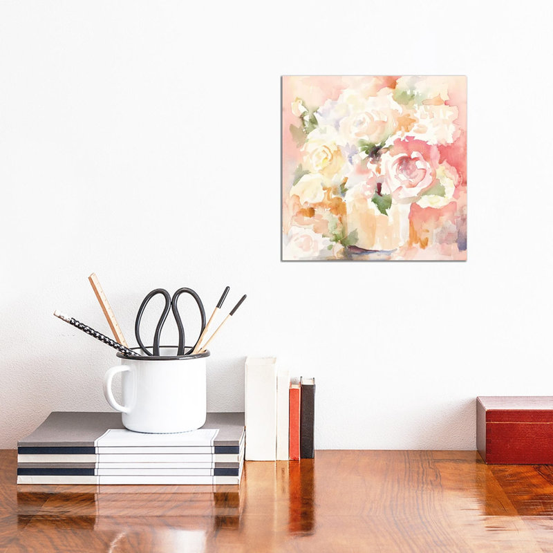 Cascading Blooms I by Lanie Loreth - Wrapped Canvas Gallery-Wrapped Canvas Giclée, 30.48 cm H x 30.48 cm W