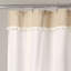 Rideau de douche simple Adelyn Pom Pom