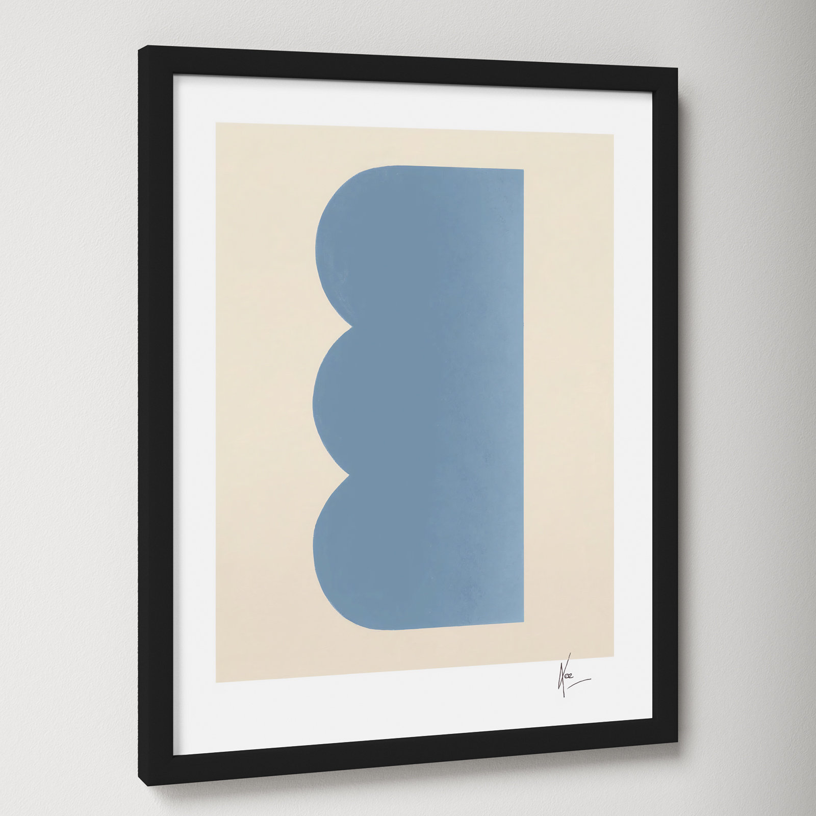 Keyhole 6 by Lee Lessem, Black Framed, 20" H x 16" W x 1.25" D