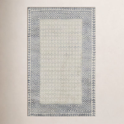 Berkeley Ivory Hand-Woven Moroccan Wool Rug