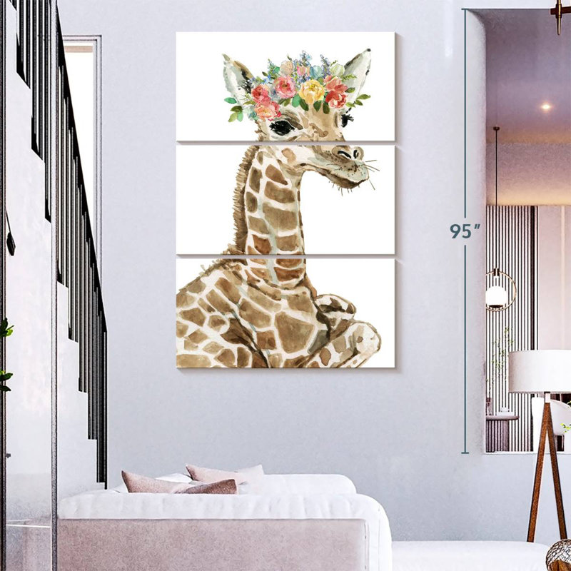 Girafe dans savane