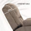 93cm Wide Velvet Lift Assist Standard Recliner-556679280