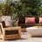 Melrose Teak Outdoor Lounge Chair-1386063593