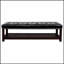 Banc rembourré en bois pour chambre à coucher pour entrée-126684489