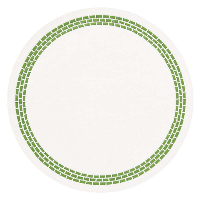 Ensemble de napperons en vinyle 4 pièces June, Vert