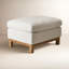 Repose-pieds rembourré en duvet d'oie Cami-782239667