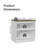 Latitude Run Compact Garage and Utility Room Base Storage Cabinet with 2 Doors and Tool Storage Shelves 33 Inch Wooden Organization Unit - White