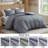 Logan Woven Striped Pintuck 3-Piece Queen Duvet Set-116495230-116495232