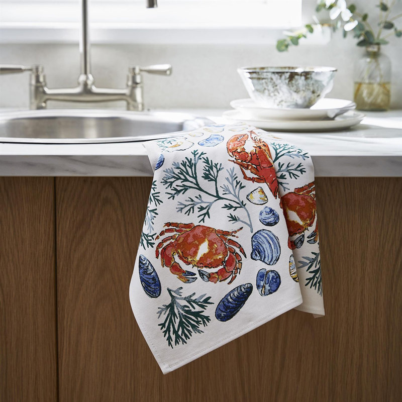 Shellfish Tea Towel Kitchen Towel