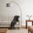 Sanel 86'' Arched Floor Lamp-547983764-548381350