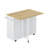 Versatile Kitchen Island Cart With Multiple Storage Options For Enhanced Functionality