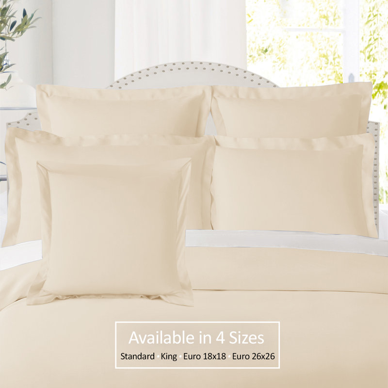 Polyester Bedding, 18" x 18", Cream