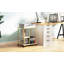 3-Tier Utility Storage Cart with Waterproof Shelves and Swivel Wheels for Home Organization and Multi-Functional Use