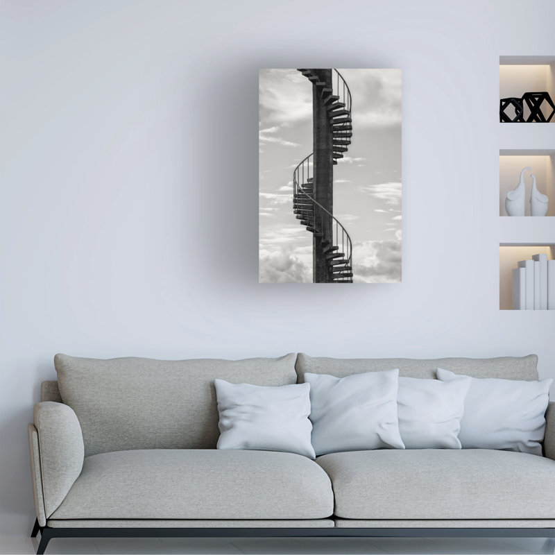 Lotte Gronkjar  Stairs Up Canvas Art, 24" H x 16" W