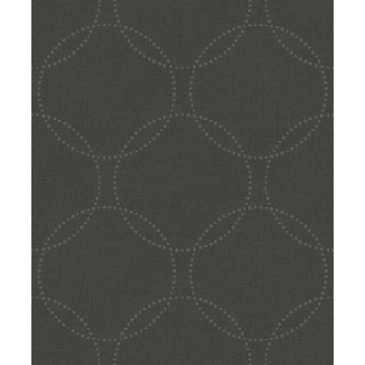 Aldershot 10.05m x 53cm Textured Metallic Wallpaper Roll