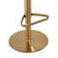 Upholstered Adjustable Height Counter Stool with Metal Frame-104248582