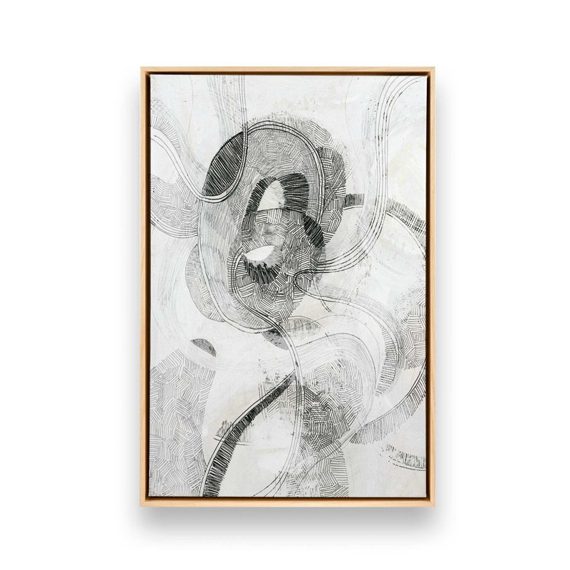 «Listo I» par June Erica Vess, reproduction d'art, Tanné, H 32 po x l 24 po, «Floater», reproduction encadrée sans passe-par