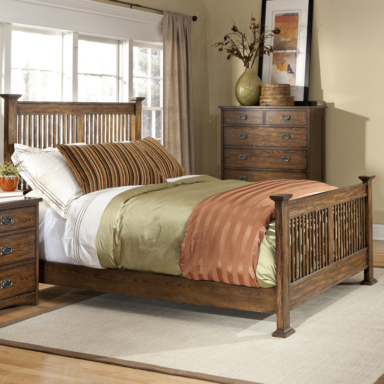 Cieanna Solid Wood Slat Bed