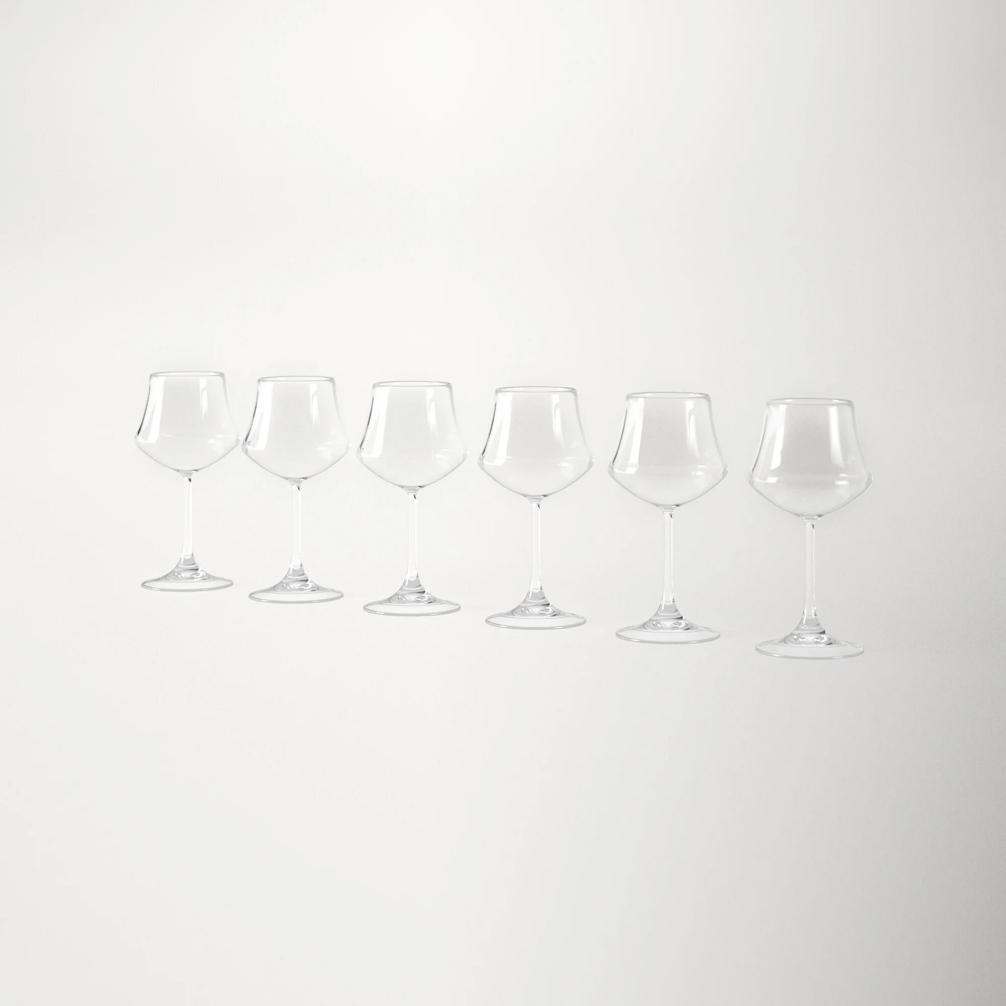 Stolzle Power Wine Glasses - Modern, One Piece, Lead-Free, Machine Made  Glassware 