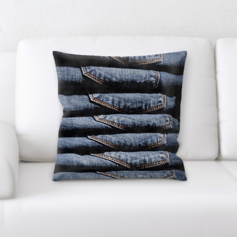 Coussin jeans